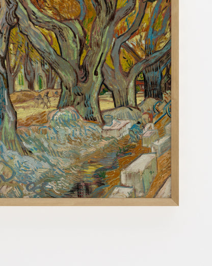 Van Gogh. The Large Plane Trees-printable wall art by Paperhus