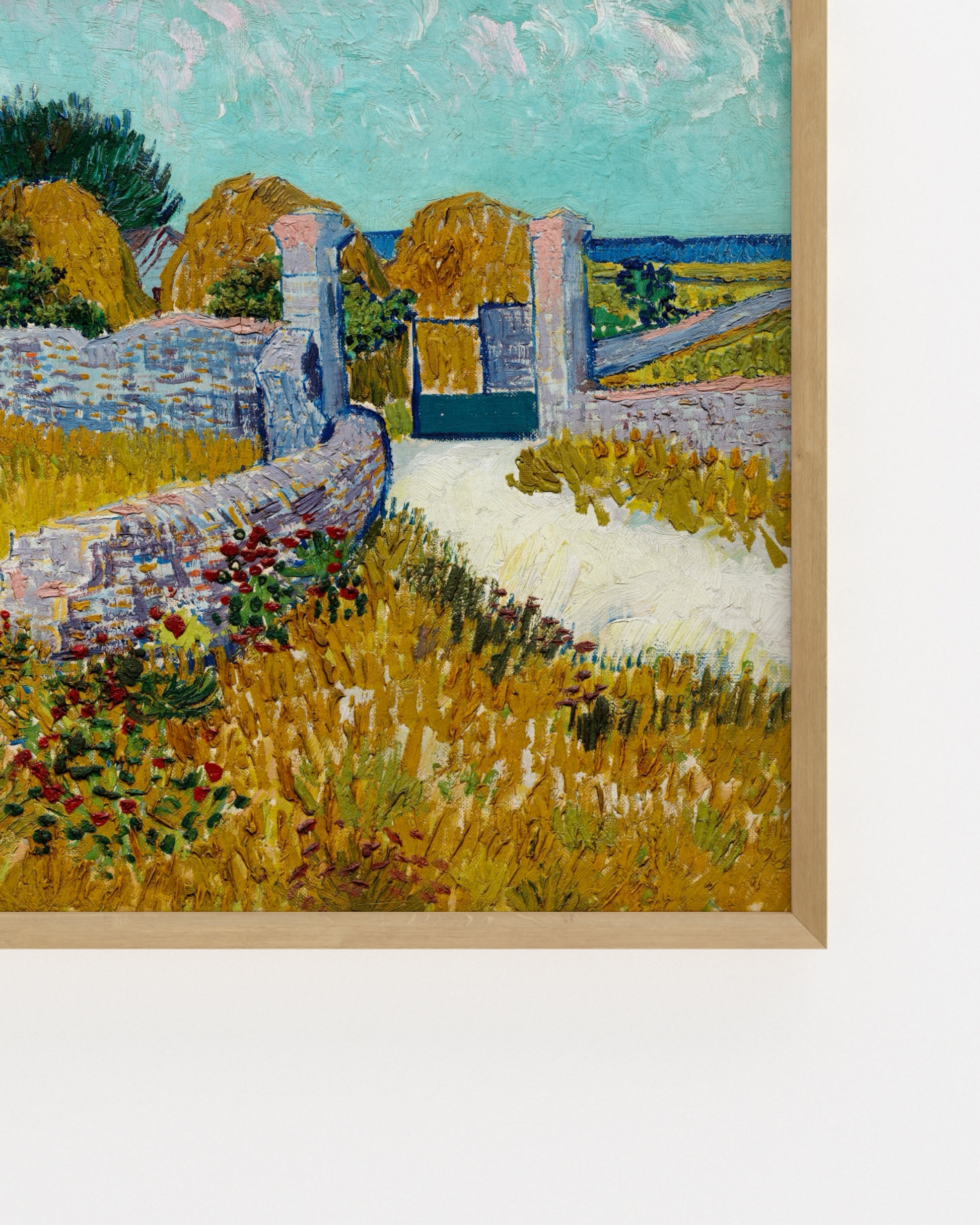 Van Gogh. Farmhouse in Provence-printable wall art by Paperhus