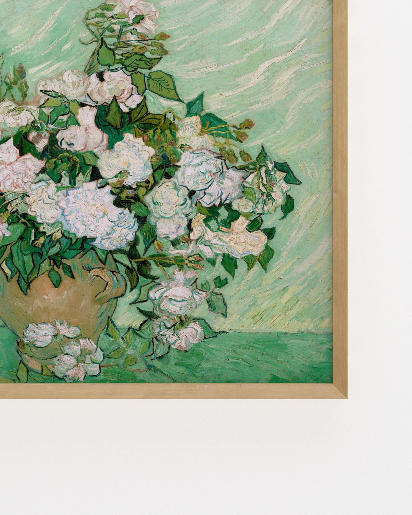 Van Gogh. Vase With Pink Roses-printable wall art by Paperhus