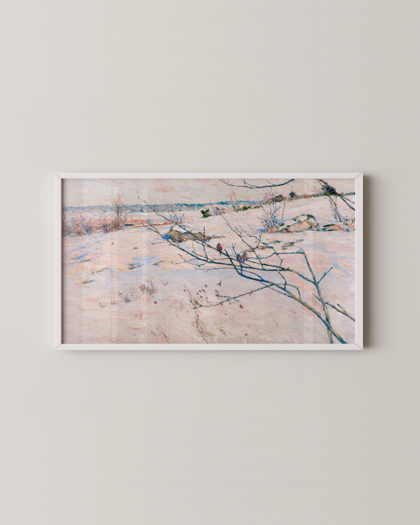 Pastel Winter Tv Art | Festive Tv Art Frame
