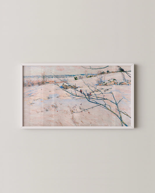 Pastel Winter Tv Art | Festive Tv Art Frame
