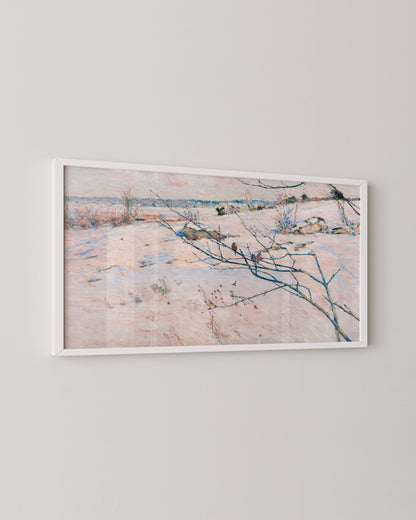 Pastel Winter Tv Art | Festive Tv Art Frame