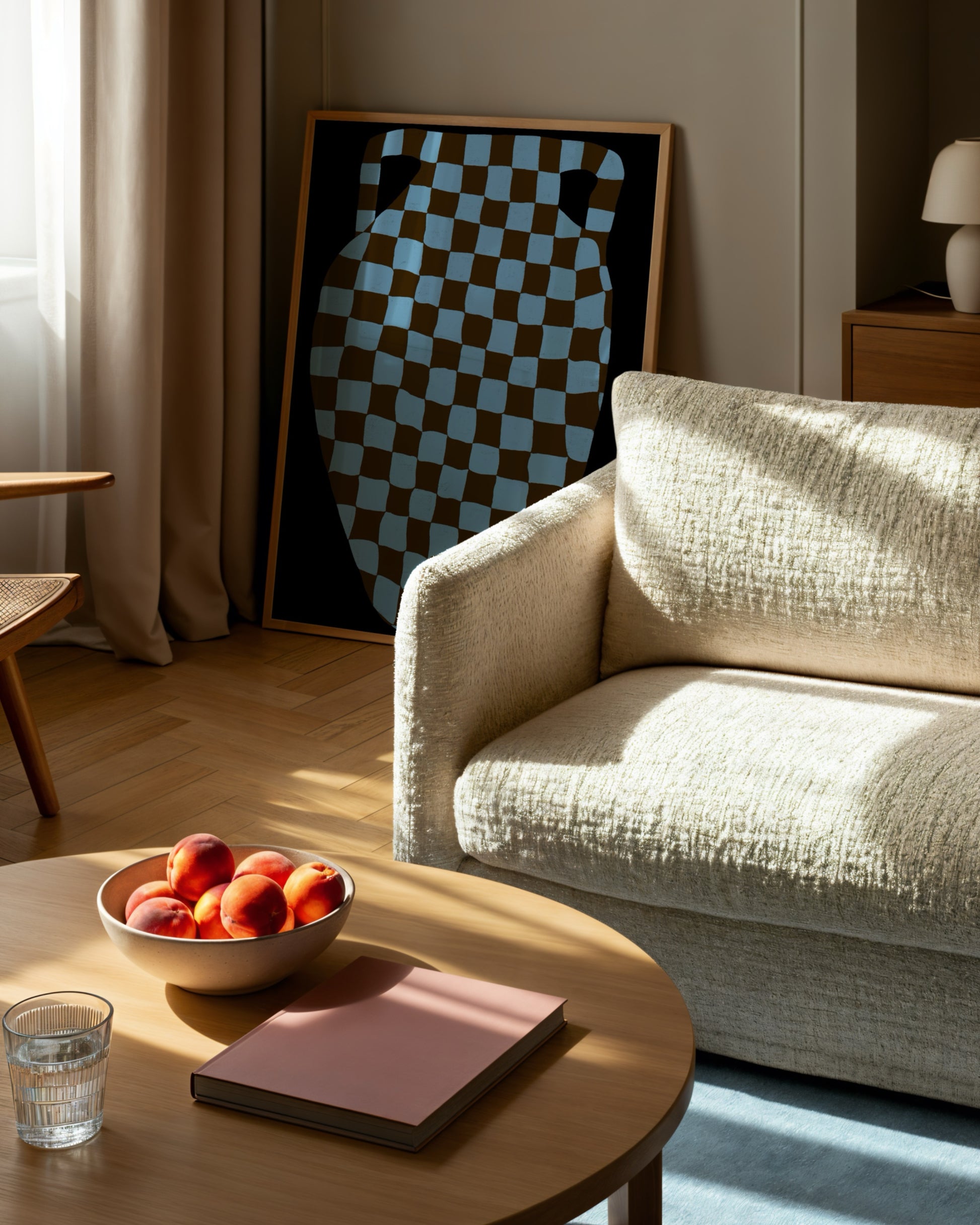 Checkered Vase Printable Wall Art | Digital Download printable wall art by Paperhus