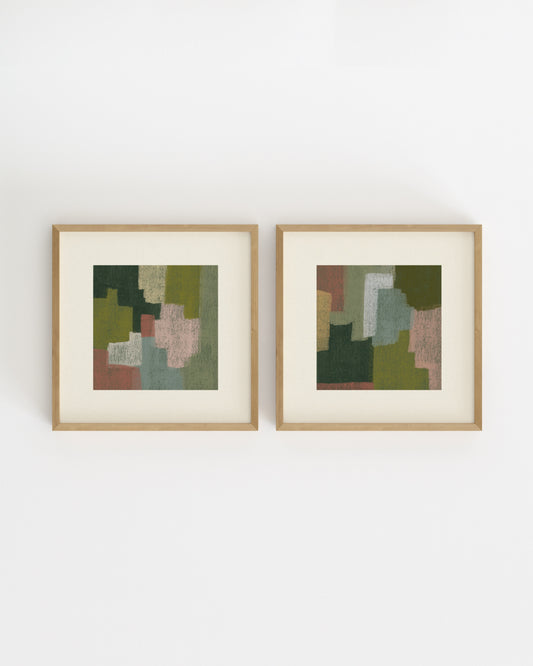 Square. Set Of 2-printable wall art by Paperhus