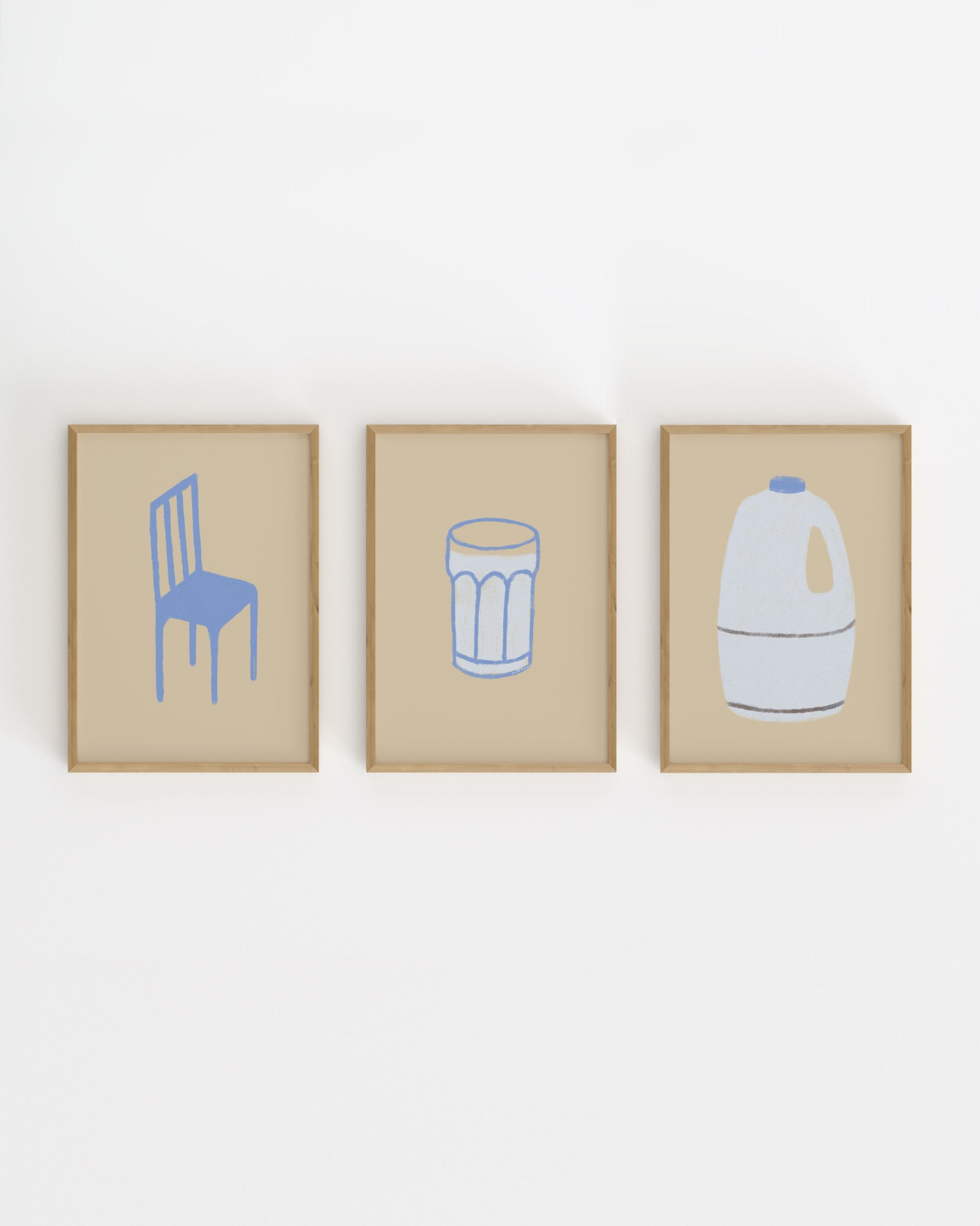 Kitchen objects. Set Of 3-printable wall art by Paperhus