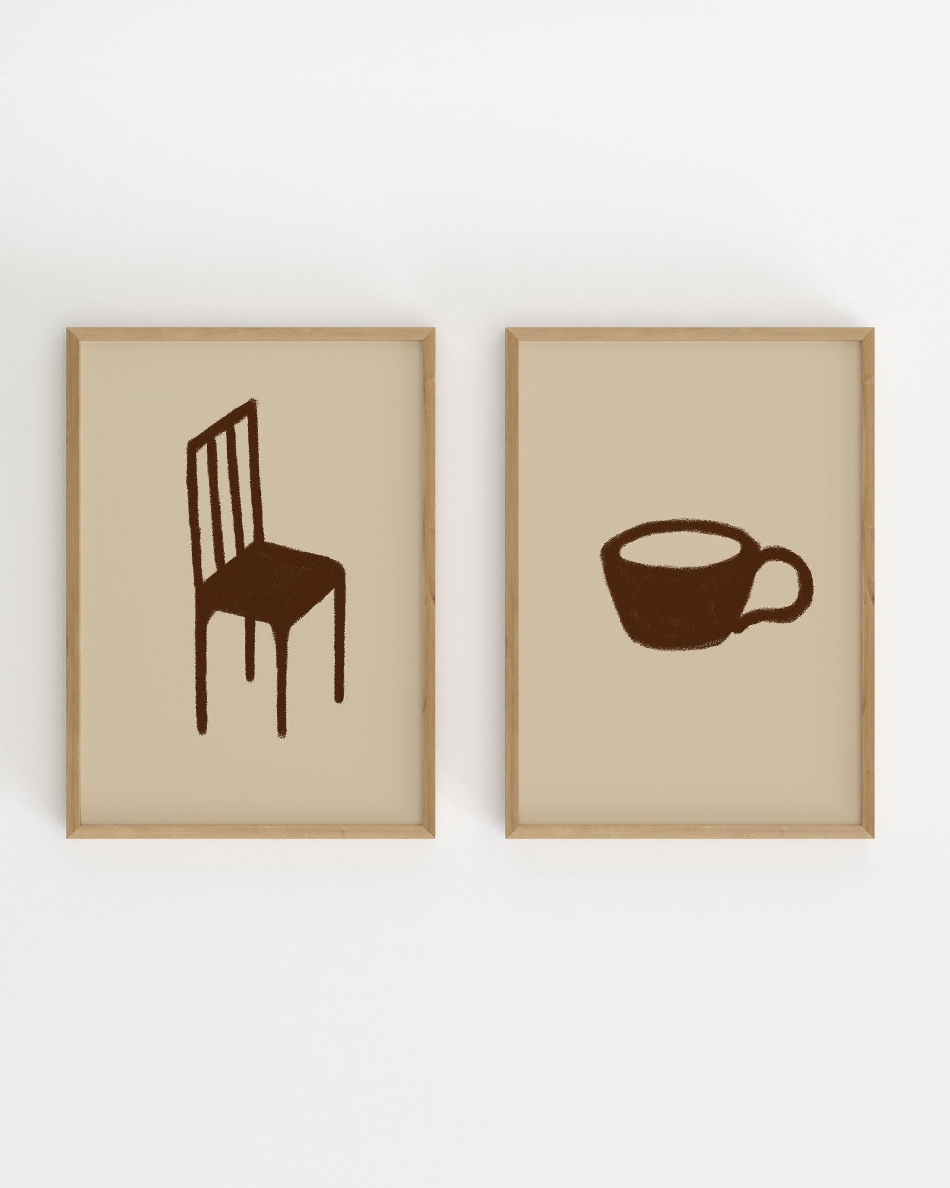Kitchen objects. Set Of 2-printable wall art by Paperhus