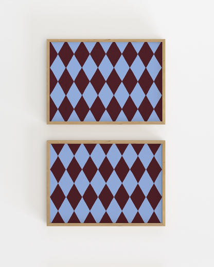 Harlequin. Set Of 2-printable wall art by Paperhus
