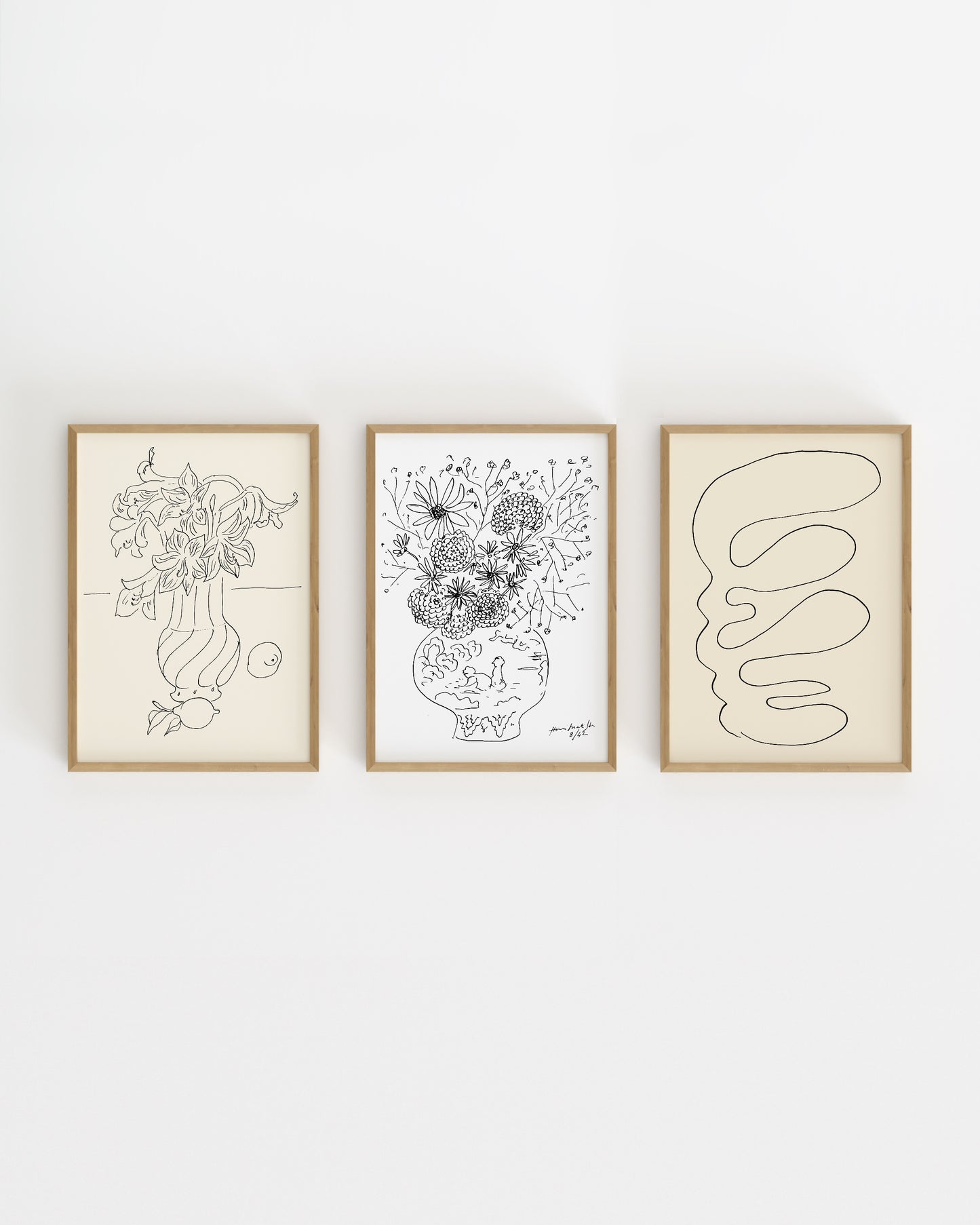 Matisse. Set Of 3-printable wall art by Paperhus