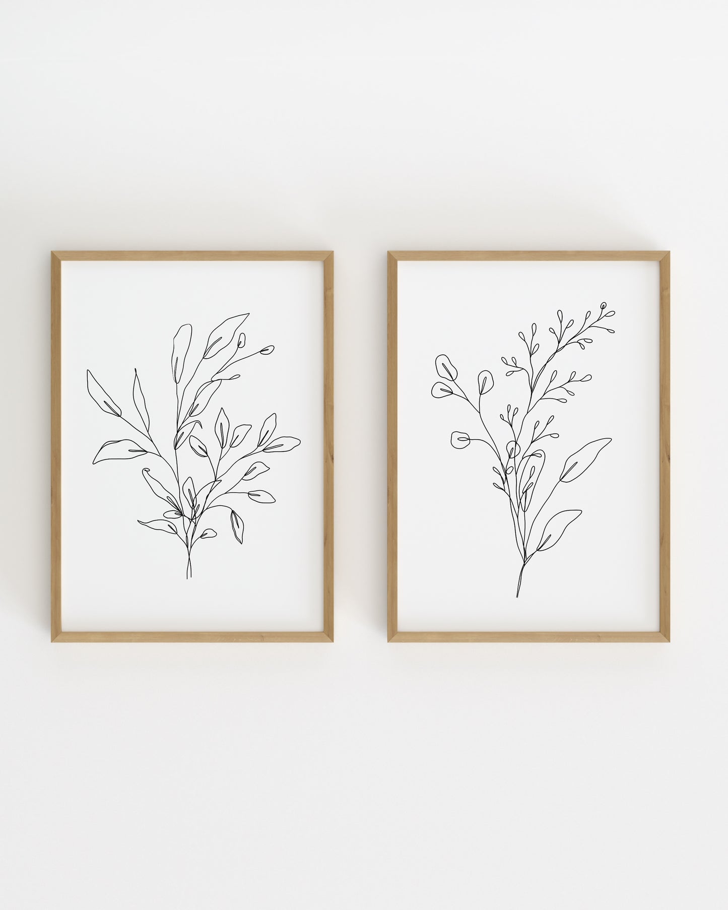 Botanical Line. Set Of 2-printable wall art by Paperhus