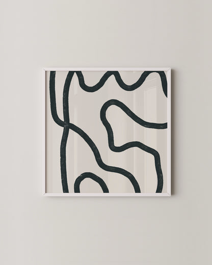 Minimal Line Set of 3 | Square Print Set