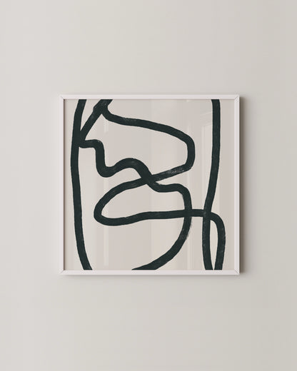 Minimal Line Set of 3 | Square Print Set