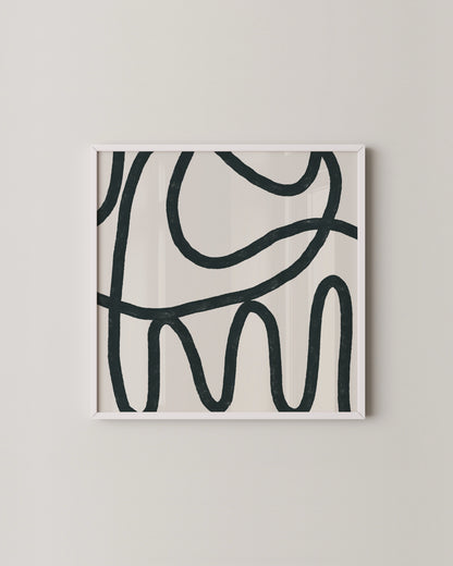 Minimal Line Set of 3 | Square Print Set