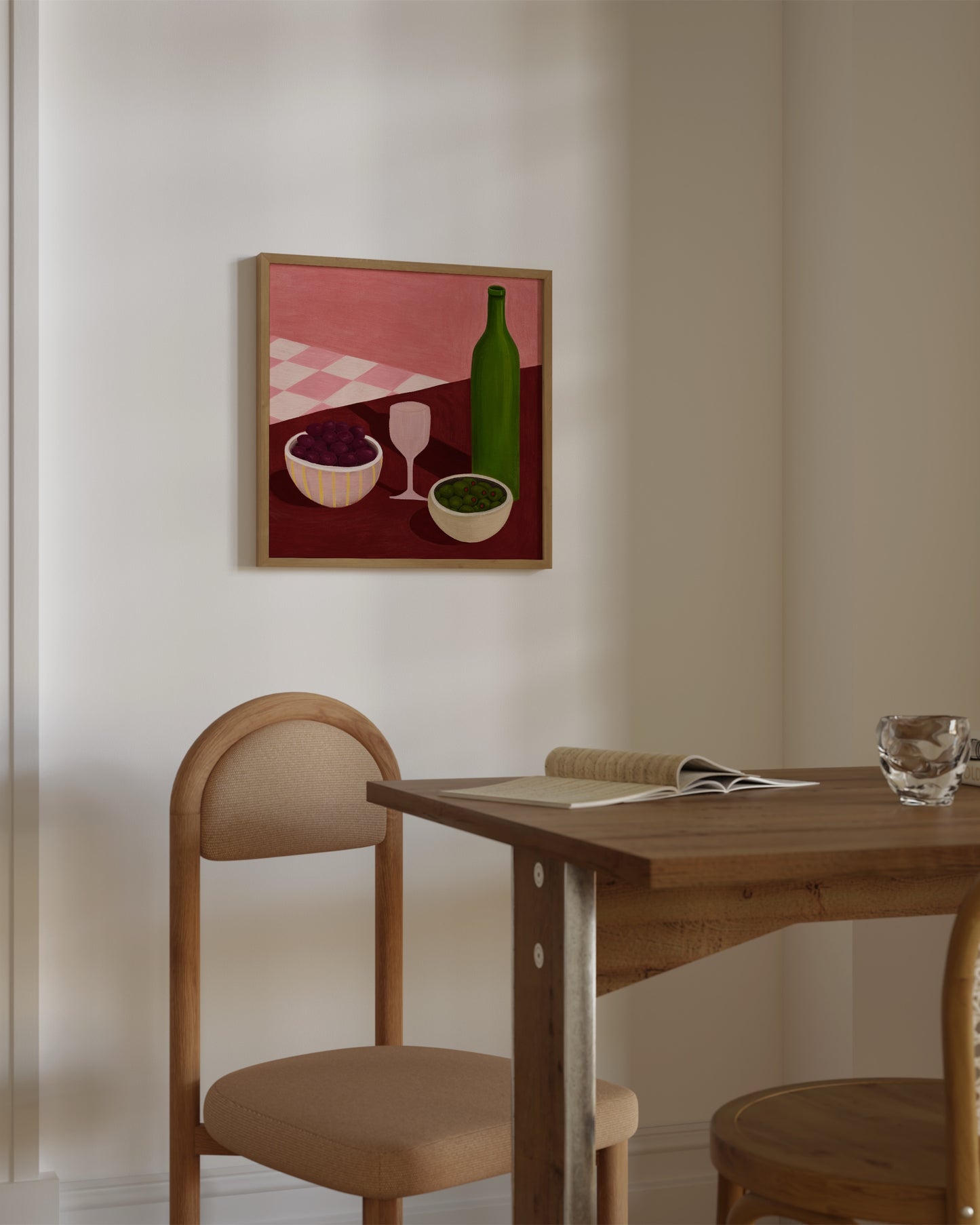 Grapes & Olives Print | Kitchen Wall Art