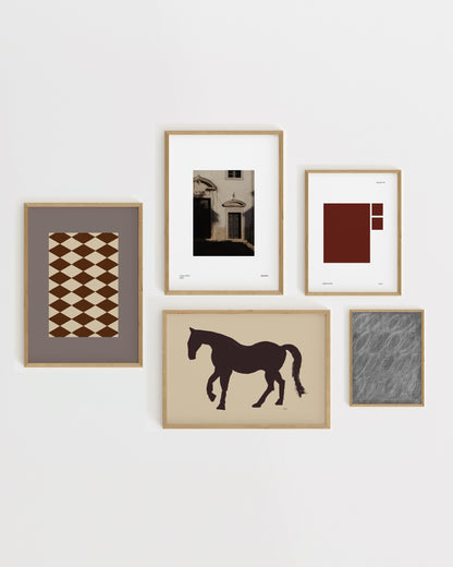 Gallery Wall Art Set Of 5-printable wall art by Paperhus