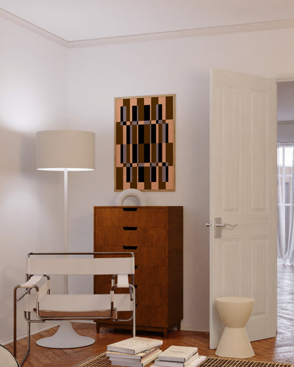 Checkered Box Print | Abstract Wall Art