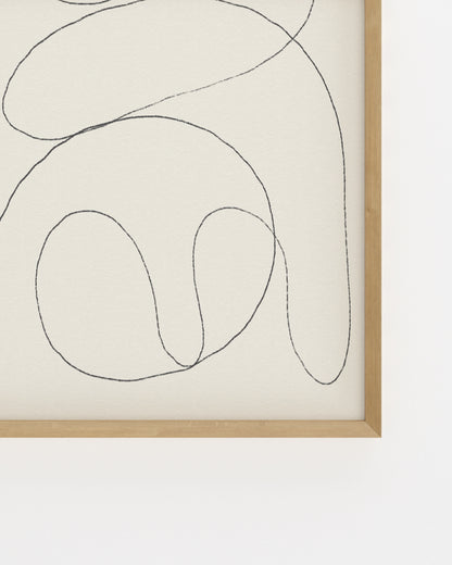 Line & Loop. Rhythm-printable wall art by Paperhus