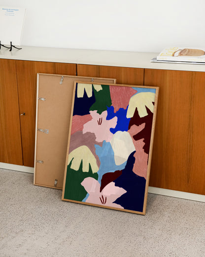 Abstract. Botanical printable wall art by Paperhus