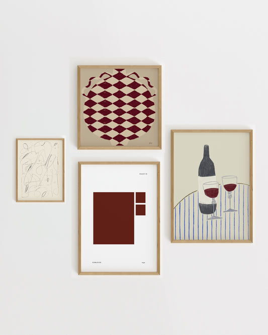 Gallery Wall Set Of 4-printable wall art by Paperhus