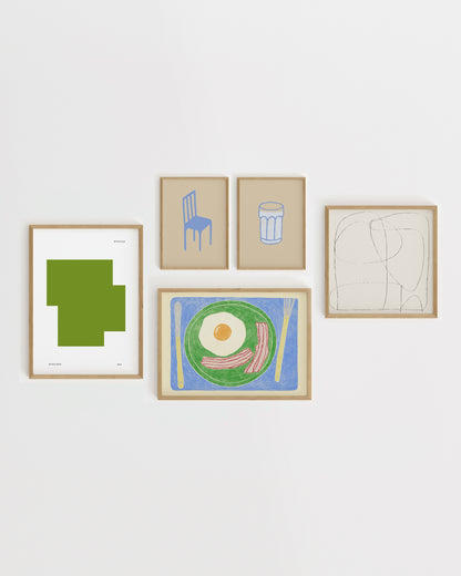 Gallery Wall Set Of 5-printable wall art by Paperhus