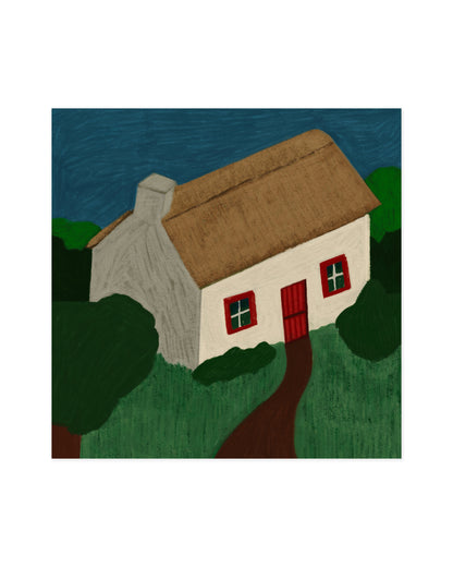 Irish Cottage Printable Wall Art | Digital Download printable wall art by Paperhus