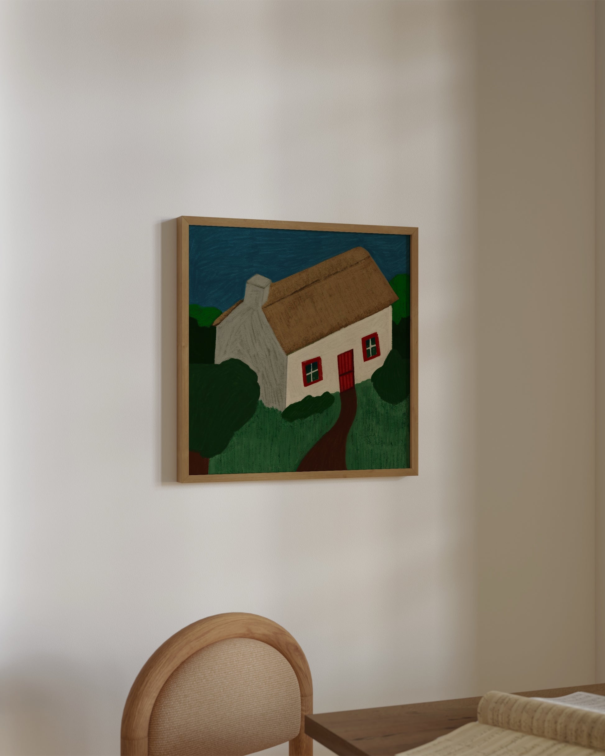 Irish Cottage Printable Wall Art | Digital Download printable wall art by Paperhus