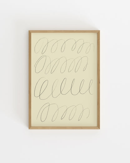 Line & Loop. Flow-printable wall art by Paperhus