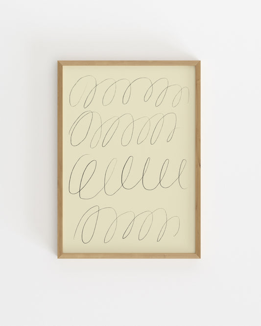 Line & Loop. Flow-printable wall art by Paperhus