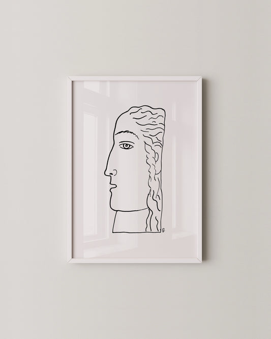 Profile Study Print- Wall Art -Paperhus- Printable wall art - Instant downloads - DIY home decor -Paperhus