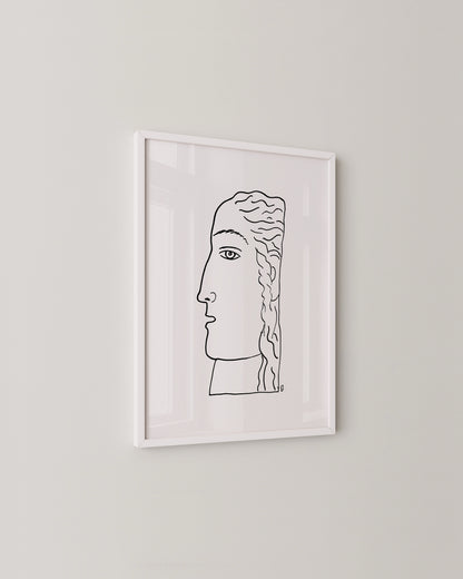 Profile Study Print- Wall Art -Paperhus- Printable wall art - Instant downloads - DIY home decor -Paperhus