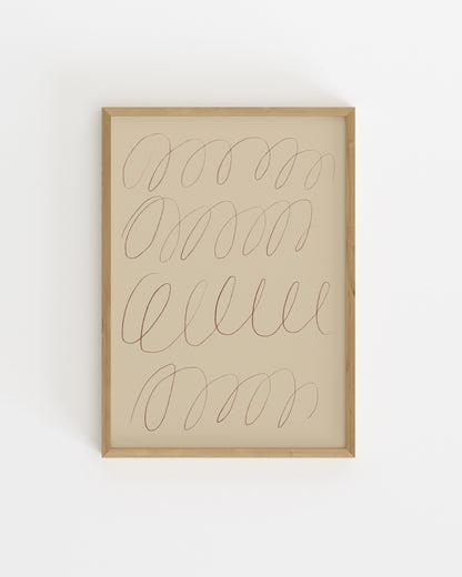 Line & Loop. Flow-printable wall art by Paperhus