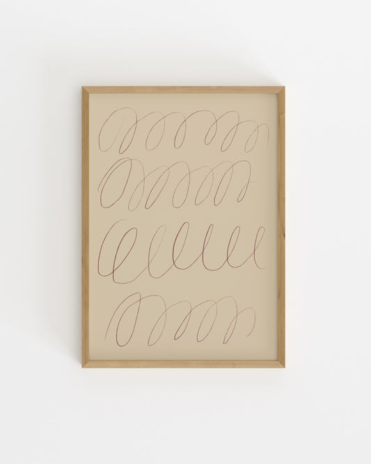 Line & Loop. Flow-printable wall art by Paperhus