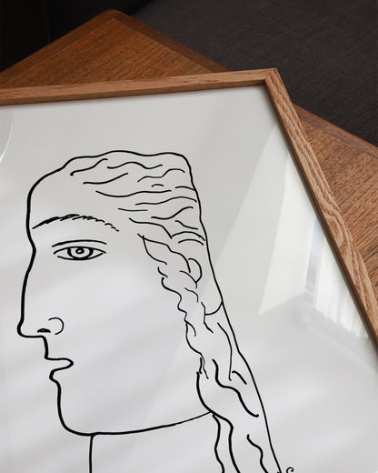 Profile Study Print- Wall Art -Paperhus- Printable wall art - Instant downloads - DIY home decor -Paperhus