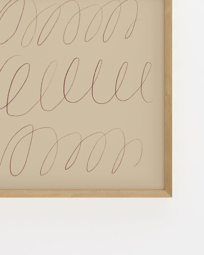 Line & Loop. Flow-printable wall art by Paperhus