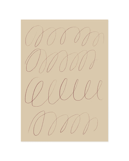 Line & Loop. Flow-printable wall art by Paperhus