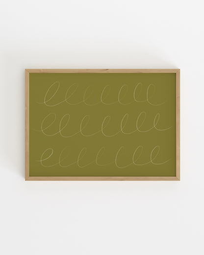 Line & Loop. Flow-printable wall art by Paperhus
