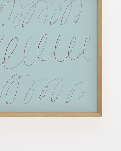 Line & Loop. Flow-printable wall art by Paperhus
