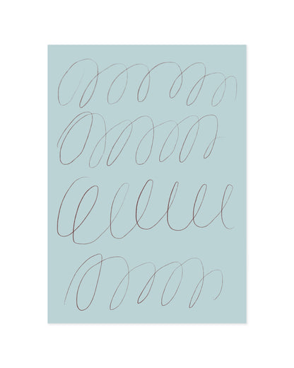 Line & Loop. Flow-printable wall art by Paperhus