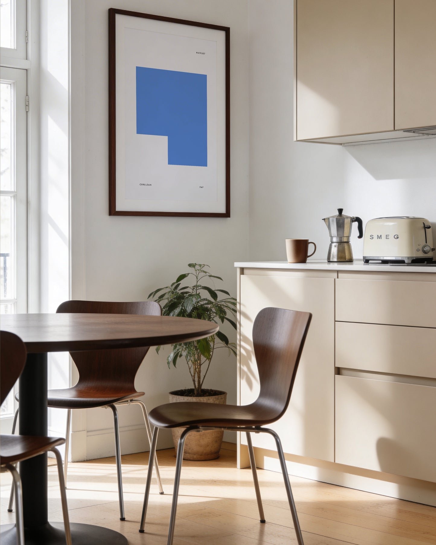 Colour Palette. Cerulean printable wall art by Paperhus