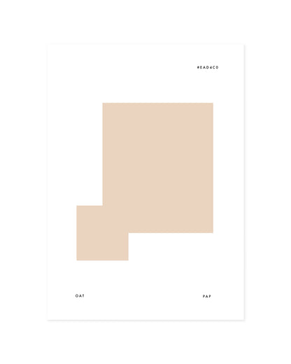 Colour Palette. Oat printable wall art by Paperhus