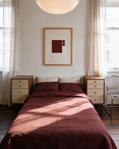 Colour Palette. Oxblood printable wall art by Paperhus