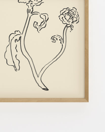 Floral. Study printable wall art by Paperhus