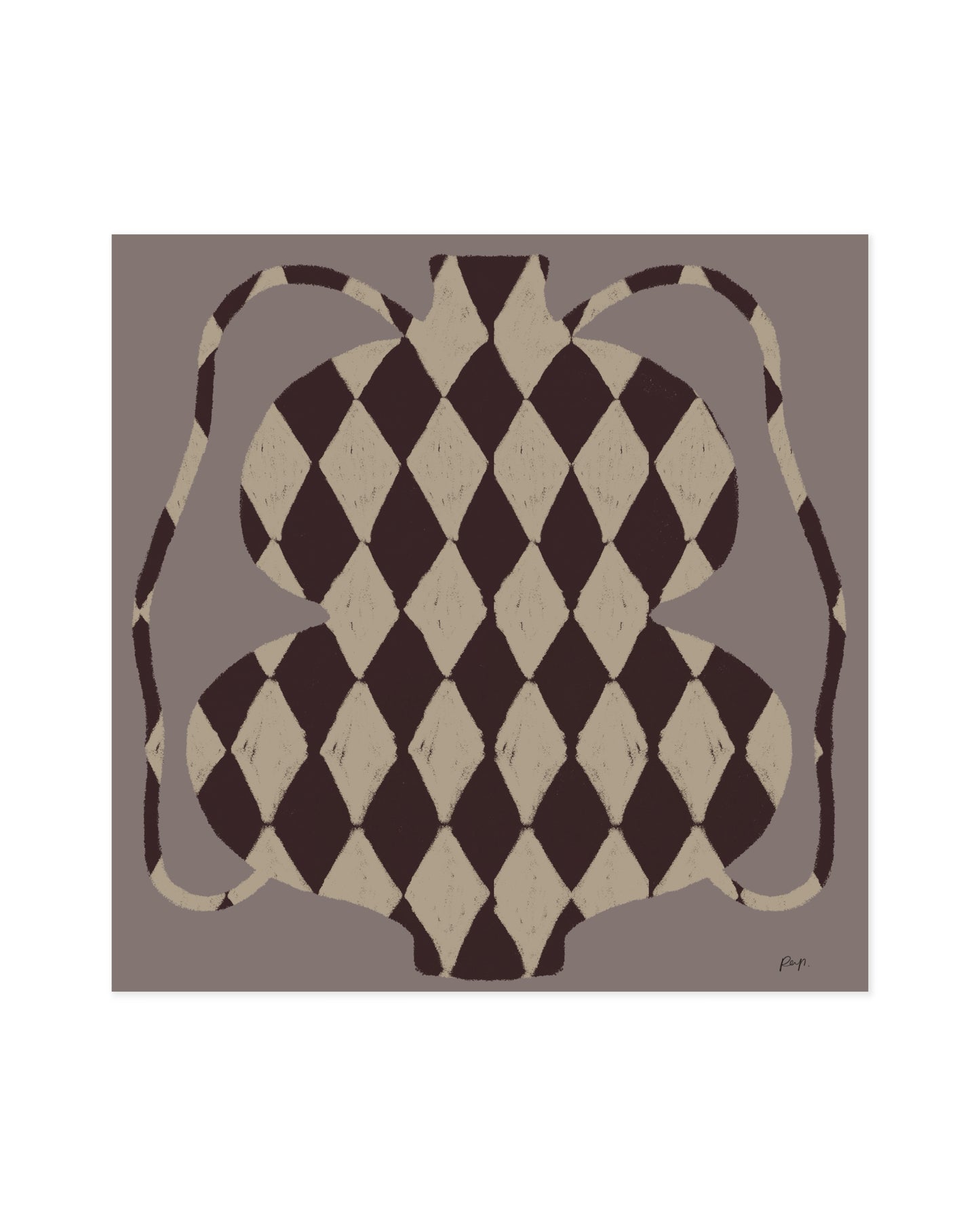 Vase Edit. Mocha printable wall art by Paperhus