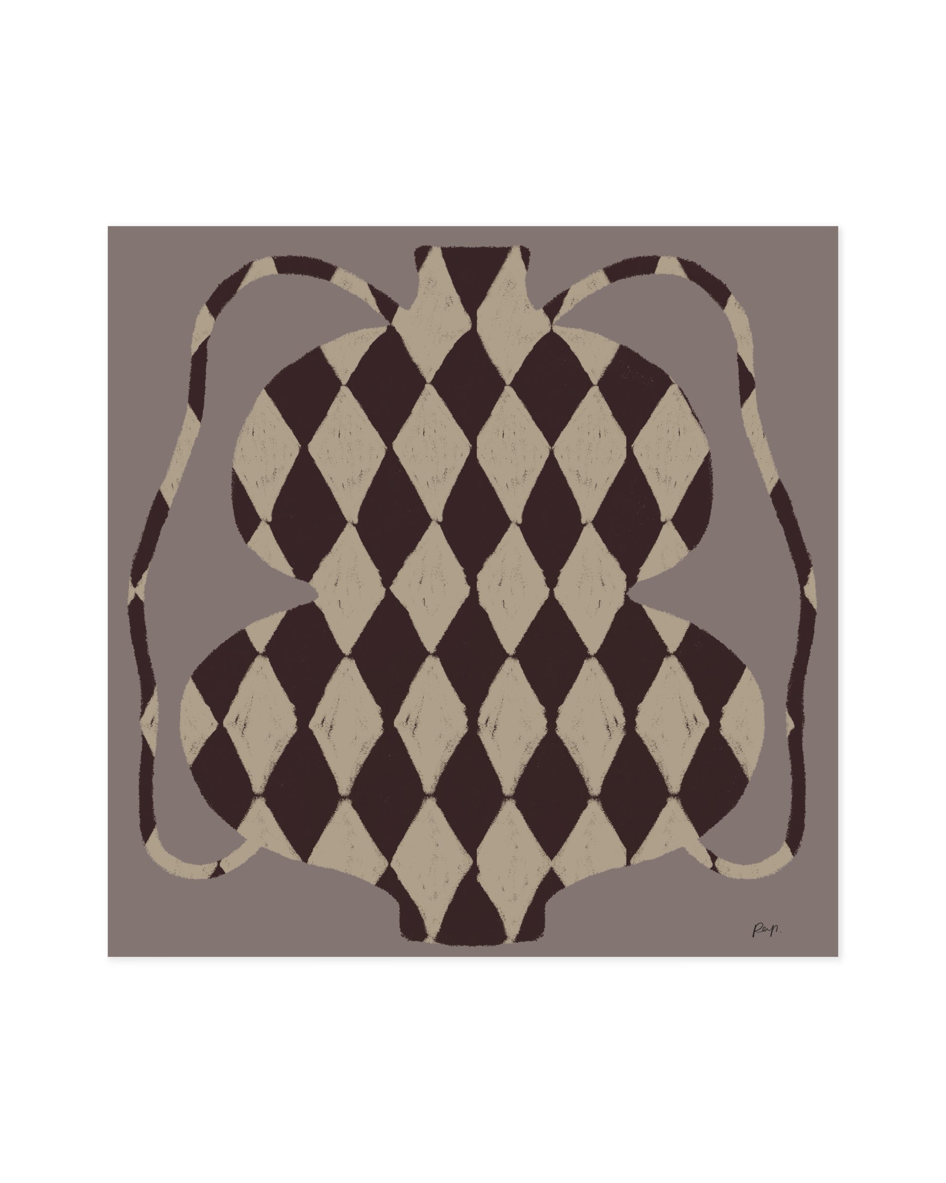 Vase Edit. Mocha printable wall art by Paperhus