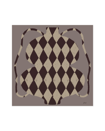 Vase Edit. Mocha printable wall art by Paperhus