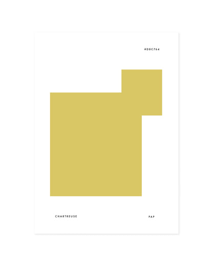 Colour Palette. Chartreuse printable wall art by Paperhus