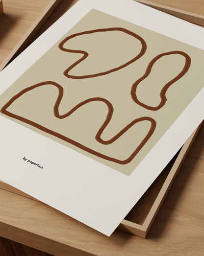 Abstract Printable Wall Art | Digital Download printable wall art by Paperhus