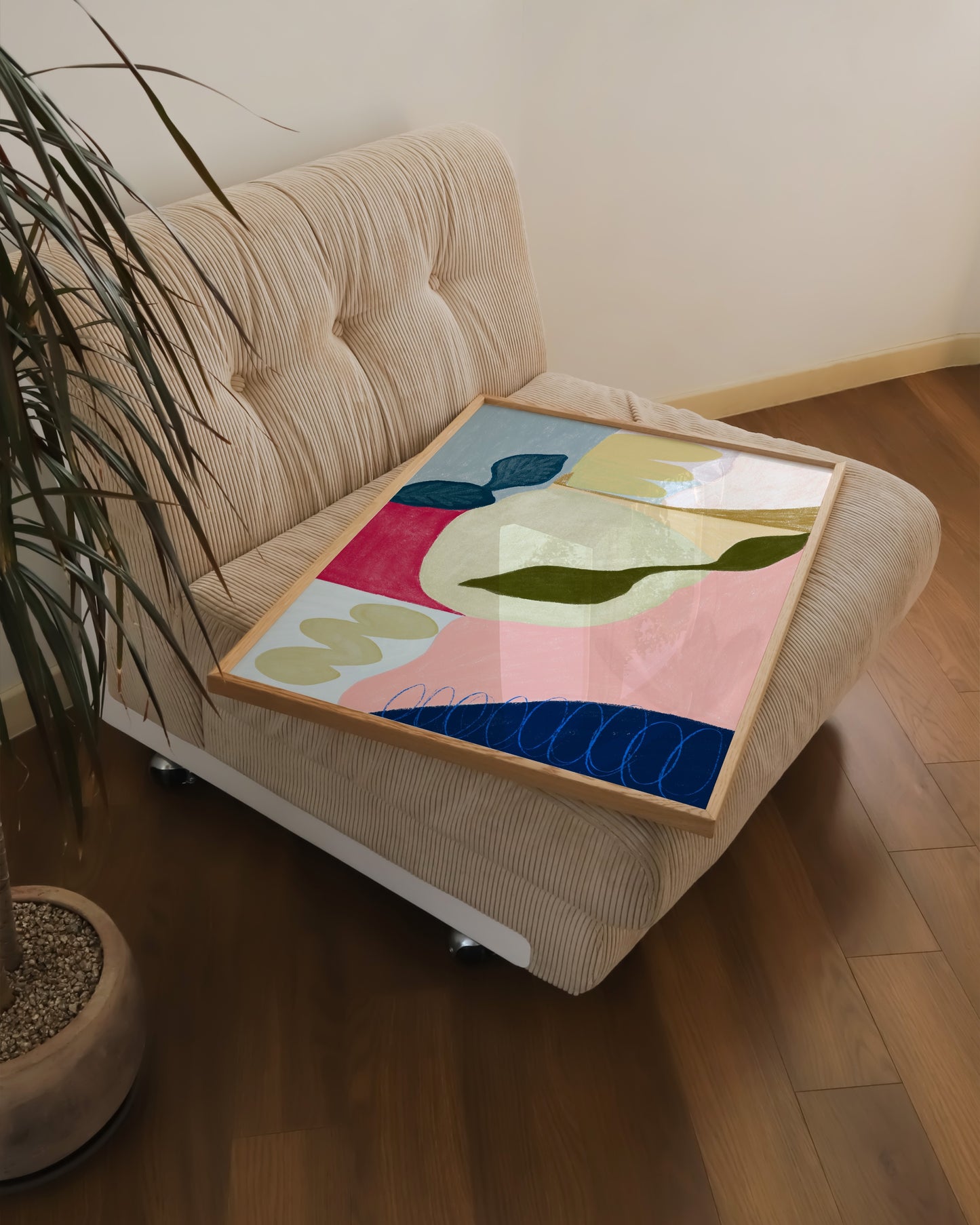 Pink Abstract Printable Wall Art | Digital Download printable wall art by Paperhus