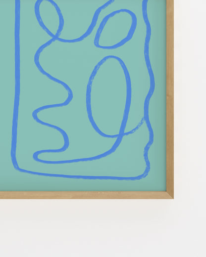 Abstract. Line Art printable wall art by Paperhus