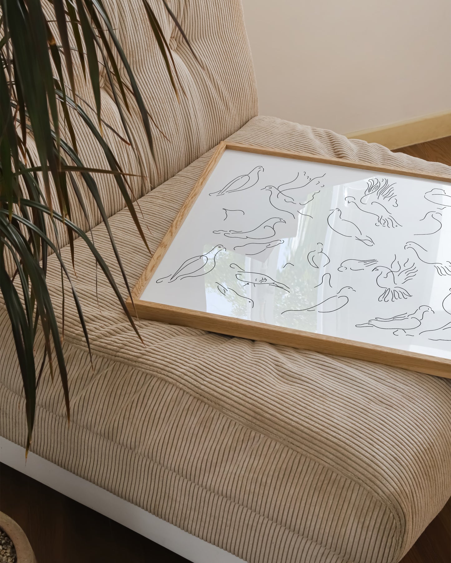 Bird Line Drawing Printable Wall Art | Digital Download printable wall art by Paperhus
