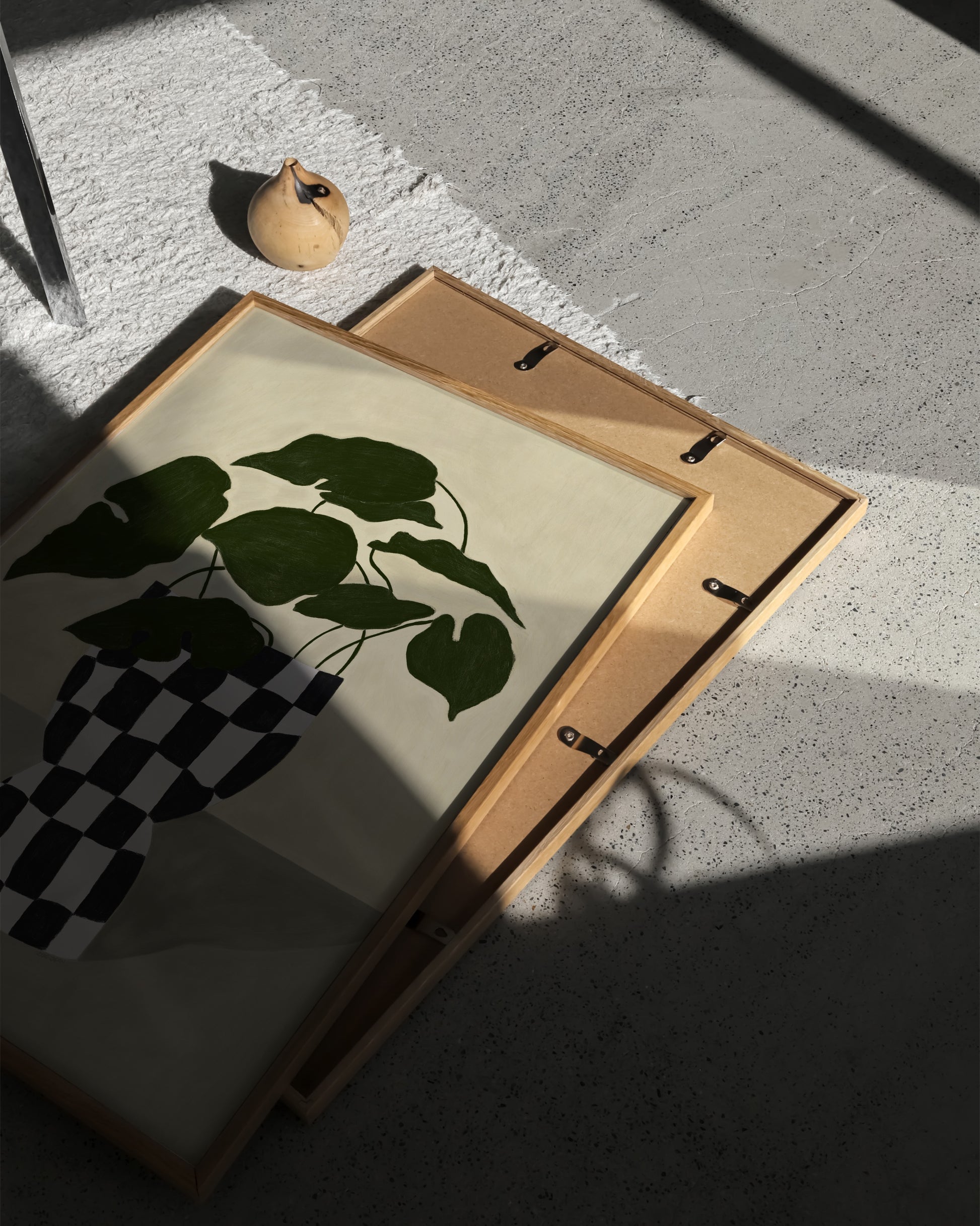 Checkered Vase printable wall art by Paperhus